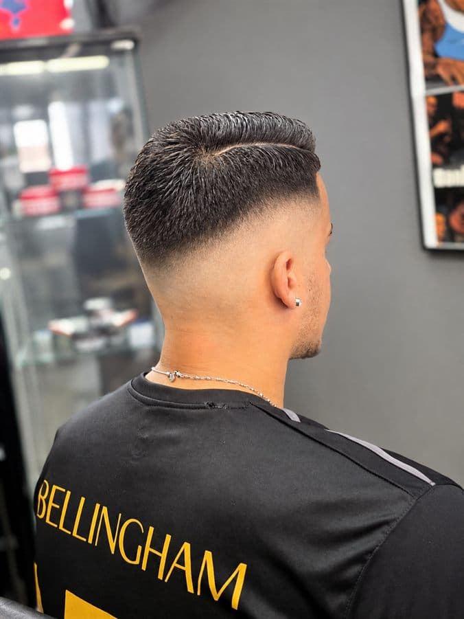 Fade sfocato pulito — FSH Barber Shop Latina